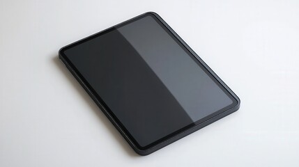 11-inch tablet in a closed case, showcasing the case's sleek design and premium texture, with the tablet hidden inside, set on a white backdrop