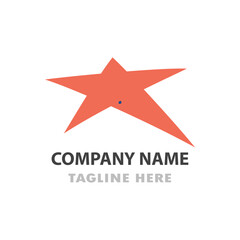 Modern, stylized star logo