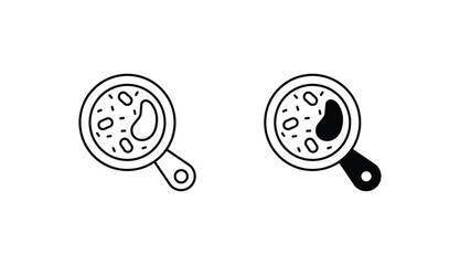 Con Carne icon design with white background stock illustration