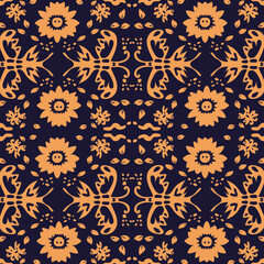 Background Vector Songket Pattern