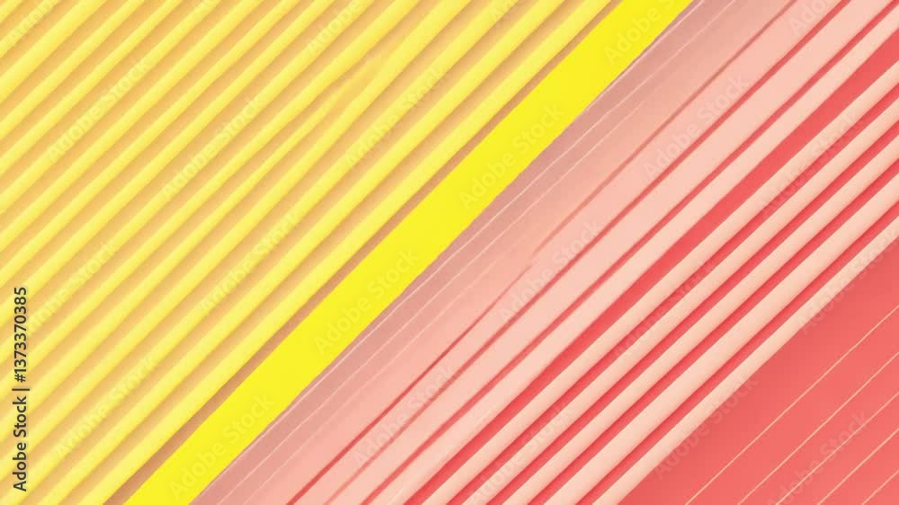 Poster vibrant abstract background with dynamic diagonal lines in yellow and red, creating energy and creat