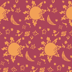 Background Vector Songket Pattern