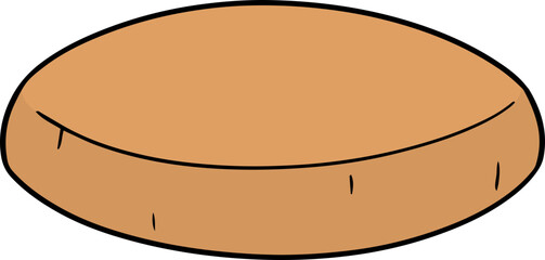 Illustration of cutting board

