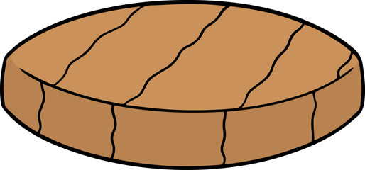 Illustration of cutting board
