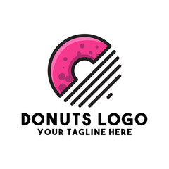 Pink Donut Logo Design (1)