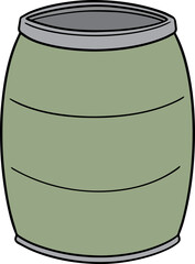 Illustration of barrel
