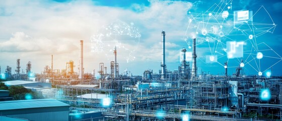 Scientists developing AI powered pollution tracking systems, high-tech environmental monitoring lab with real-time air quality data and AI-driven analysis tools, High-tech style