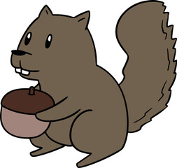 Illustration of squirrel
