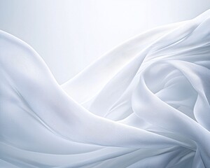 Obraz premium Abstract close-up of soft, fibrous texture resembling delicate fabric strands, intricate details, flowing organic shapes, subtle lighting, artistic macro photography