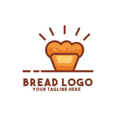 Simple bread logo design (1)