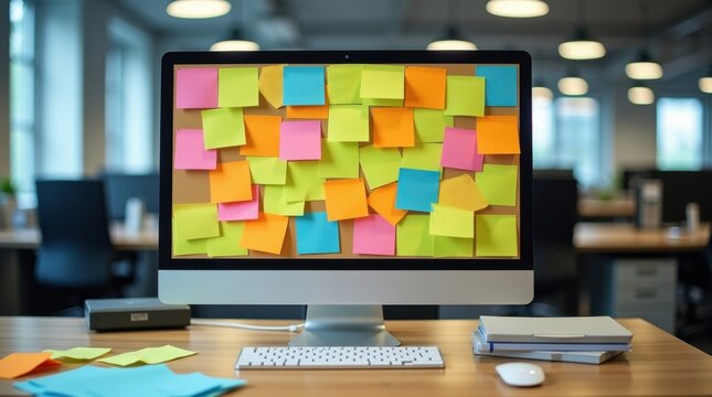 Effective office note organization tips modern workspace digital content professional environment creative viewpoint