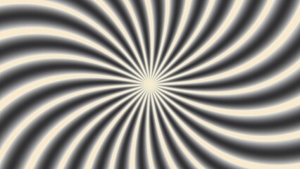 Swirly and Twirly Black and ivory, Magical Hypnosis Background