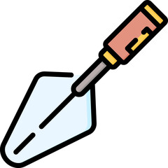 trowel Illustration on a white background.