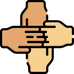 unity Illustration on a white background.