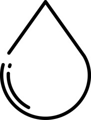 water Illustration on a white background.