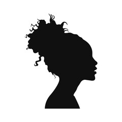 Woman Silhouette Portrait