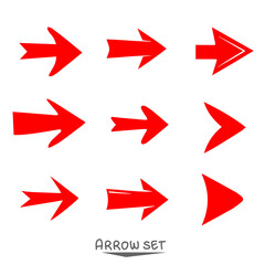 arrow icons set