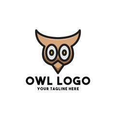 Simple owl logo design (1)