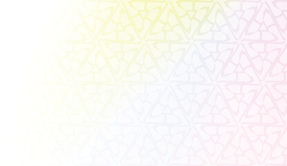 Decorative pattern with geometric ornament. Vector illustration. For fashion print, scrapbooking page, flyer design. Gradient color