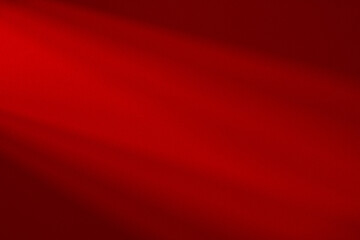 Naklejka premium Wall interior background, studio and backdrops show products.with shadow from window color Red background for text insertion and presentation product 