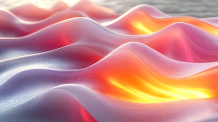 Obraz premium Abstract wave shapes background design