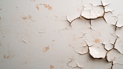 Raw and weathered grunge texture with deep cracks and peeling paint, aged and distressed surface, high contrast, ultra-detailed, industrial aesthetic