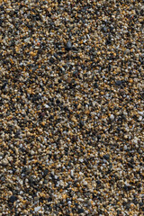 Small pebbles on beach