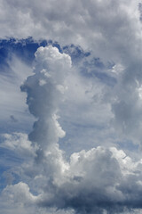 Cloud formations to the build up to a thunderstorm