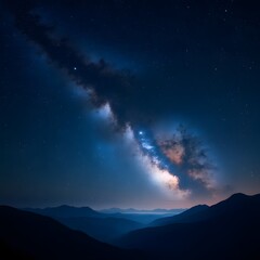 Fototapeta premium A breathtaking view of the night sky.