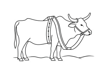 Working Oxen Harness, Agriculture, Draft Animal, Farm, Cattle, Farming, Plow, Livestock, Rural