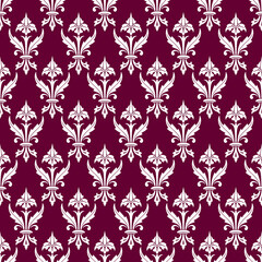 Floral retro vintage patter seamless