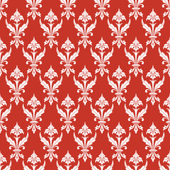 Floral retro vintage patter seamless