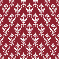 Floral retro vintage patter seamless