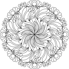 Simple Line Drawings, Line Drawings for Painting Practice, Mandala Paintings, Line Drawings for Making Coloring Books, Printings, Covers, Patterns on Product Surfaces.