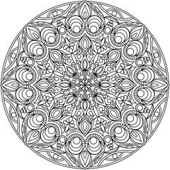 Simple Line Drawings, Line Drawings for Painting Practice, Mandala Paintings, Line Drawings for Making Coloring Books, Printings, Covers, Patterns on Product Surfaces.