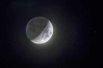 HDR Moon shot high detail