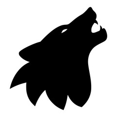 Wolf Silhouette - Howl Vector Icon