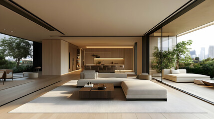 Modern luxury home interior design