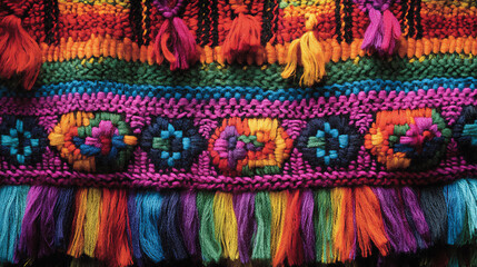 Obraz premium peruvian inca textiles,
