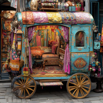  roma gypsy caravan,