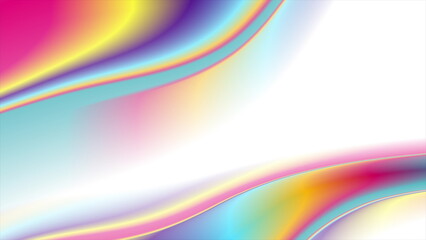 Colorful smooth thermal stripes abstract tech background