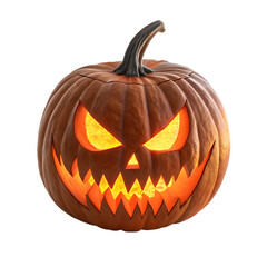 Fototapeta premium Title: Halloween Pumpkin isolated on transparent background