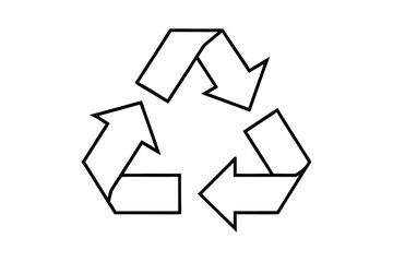 Universal Recycling Symbol Arrows, Circular, Waste, Reuse, Reduce