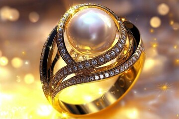 Obraz premium A perfect addition to any woman's jewelry collection, exuding elegance and sophistication.