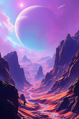 sunrise over the mountains