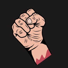 Clenched Fist Power Symbol