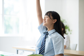 授業中の学生