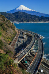 薩?峠からの富士山