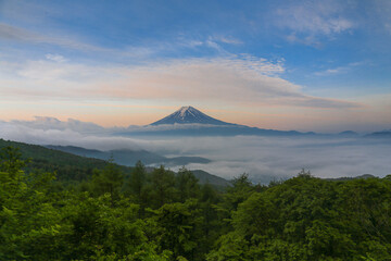 Obraz premium 富士山と雲海