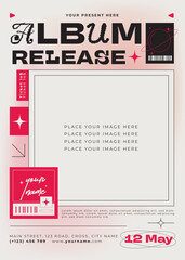 Music Album Release Flyer